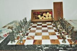 Grande scacchiera vintage cm. 51 X... 4