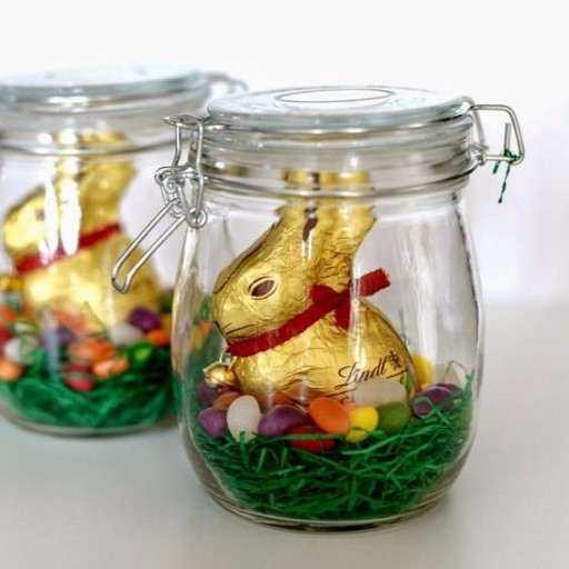 Upcycled Easter Jars