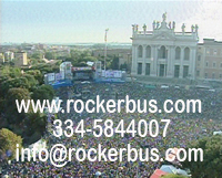 Viaggio Pullman Bus Autobus Concerto Festa dei Lavoratori 1° maggio Piazza S. Giovanni Roma