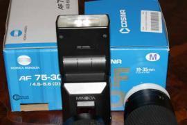 Lentes e flashes SLR digitais Sony e Konica Minolta 2