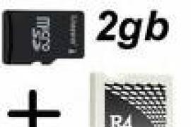 DSLite/DSi R4 SDhc / R4i 1.4 Upgrade + SD 2 gb + GIOCHI €... 1