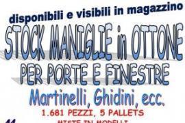 stock maniglie in ottone made in italy 1