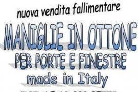 Stock maniglie in ottone made in Italy 18000 pezzi 1