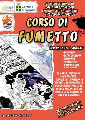Corso Base di Fumetto a Verona - Cyrano Comics