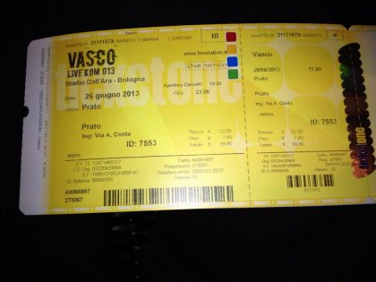 Vasco rossi live kom 13