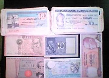 banconote e minissegni