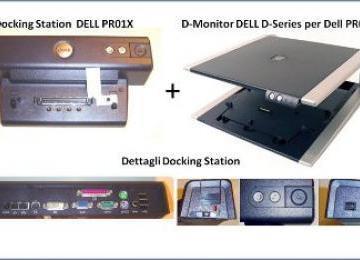 Dell Docking Station PR01X + supporto Monitor
